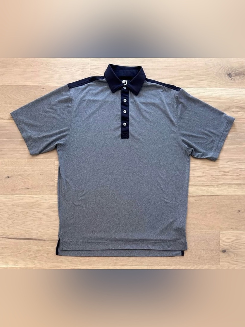 Footjoy Golf Short Sleeve Button Polo Shirt